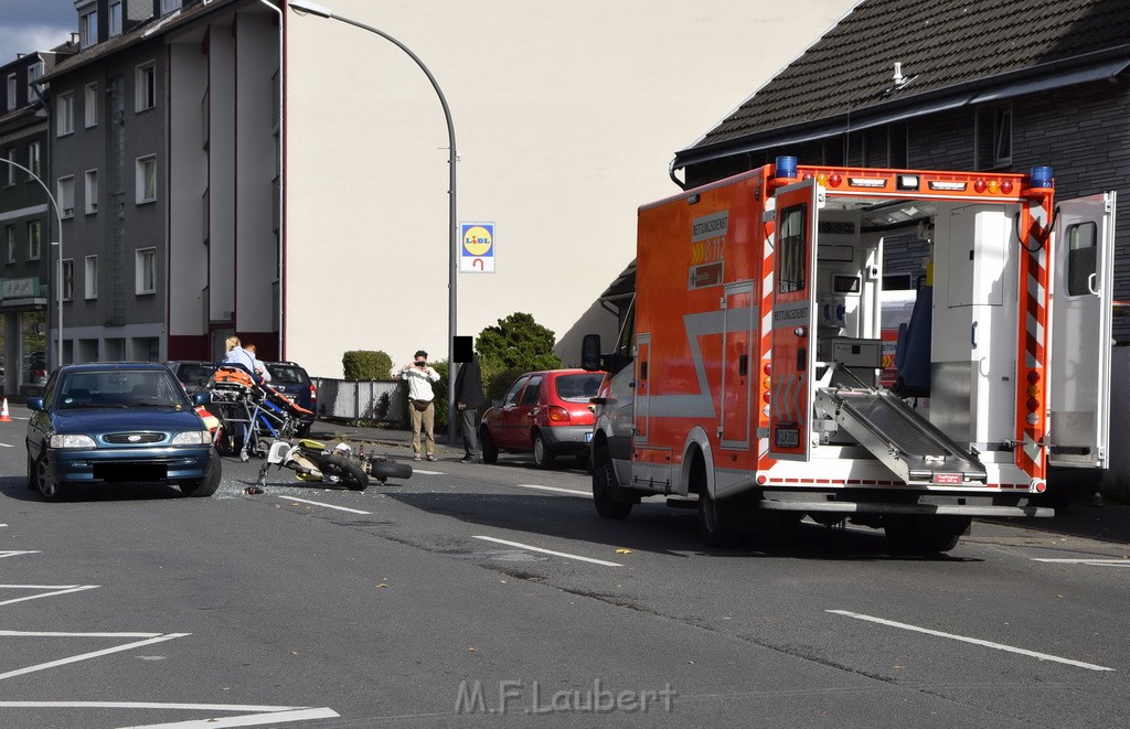 VU Krad PKW Koeln Duennwald Berlinerstr P005.JPG - Miklos Laubert